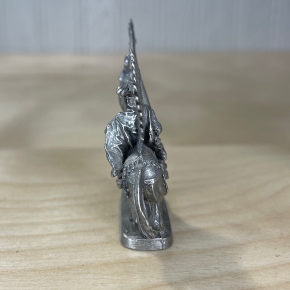 Vintage Ral Partha Pewter Mounted Lance Knight PP 660 - Picture 7 of 9